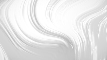 Abstract white gray background with waves luxury. 3d illustration, 3d rendering.