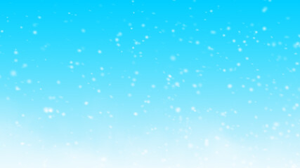 Christmas winter snowflake with blue sky background.
