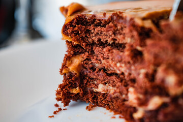 chocotorta comida fácil postre dulce con crema galletas de chocolate y dulce de leche típico de argentina
