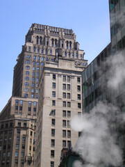 Fototapeta na wymiar Smoke in New York