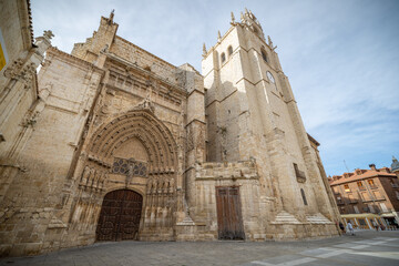 catedral diocesana de Palencia en Castilla España