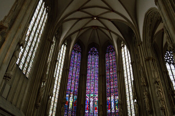 Fototapeta premium Inside Saint Lamberti Church in Münster, Germany