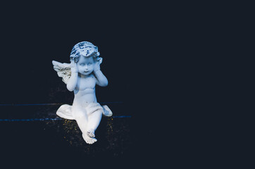 white angel statue