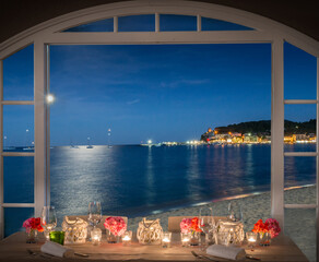 Obraz premium cena vista mare