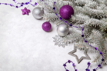 Image with Christmas ornaments.