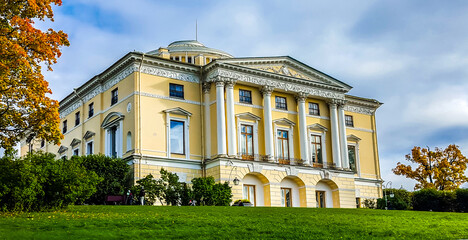 Pavlovsk Palace in Pavlovsk, Leningrad region, Russia