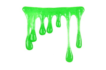 child toy slime on white background