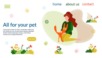 Pet Shop Site Banner