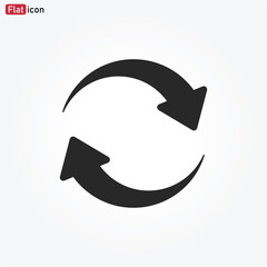 Reload icon vector . Refresh sign