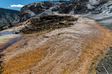 Mound Spring in the Mammoth Hot Springs Area, Yellowstone National Park
