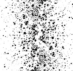 Abstract vector noise. Small particles of debris and dust. Distressed uneven background. Grunge texture overlay with rough and fine grains isolated on white background. Vector illustration. EPS10.