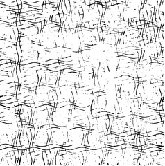Rough texture. Broken plaster wall effect. Grunge worn damask pattern design. Distressed fabric texture. Overlay texture design. Vector illustration. Eps10.