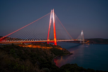 Fototapeta premium ISTANBUL YAVUZ SULTAN SELIM BRIDGE