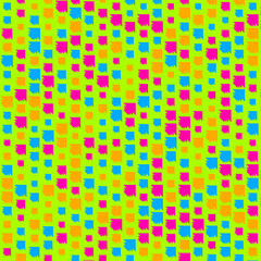 Abstract Color Halftone Dots generative art background illustration