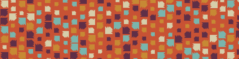 Abstract Color Halftone Dots generative art background illustration