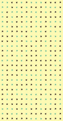 Abstract Color Halftone Dots generative art background illustration