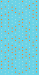 Abstract Color Halftone Dots generative art background illustration
