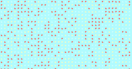 Abstract Color Halftone Dots generative art background illustration