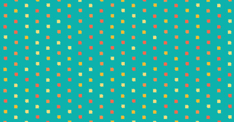 Abstract Color Halftone Dots generative art background illustration