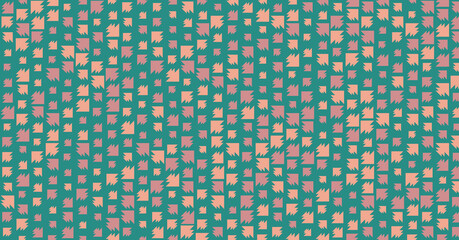 Abstract Color Halftone Dots generative art background illustration