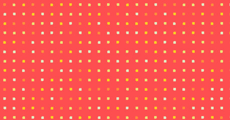 Abstract Color Halftone Dots generative art background illustration