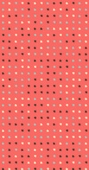 Abstract Color Halftone Dots generative art background illustration