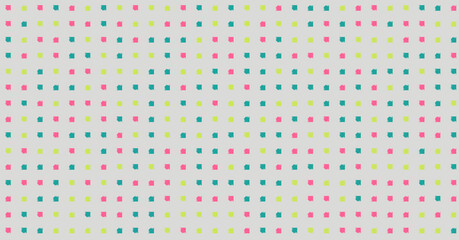 Abstract Color Halftone Dots generative art background illustration