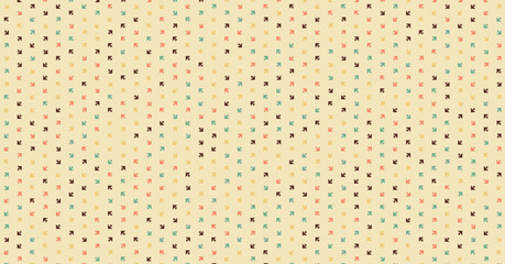 Abstract Color Halftone Dots generative art background illustration