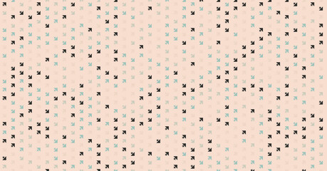 Abstract Color Halftone Dots generative art background illustration