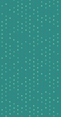 Abstract Color Halftone Dots generative art background illustration
