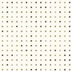 Abstract Color Halftone Dots generative art background illustration