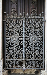 Old gate ornamental grille