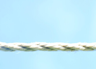 Rope is a rope made of natural fiber, texture and background, macro