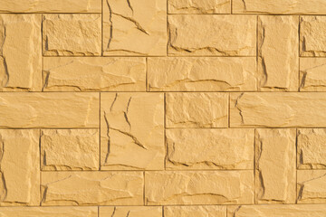 texture of beige light brick wall, seamless texture