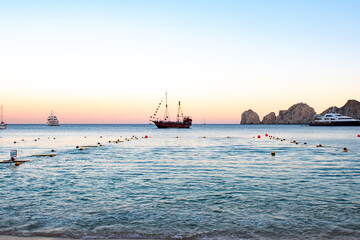 Obraz premium boats on the beach