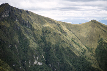The Andes ridge in Ecuador