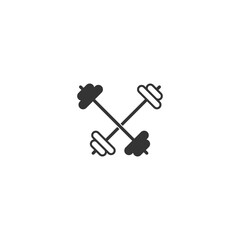 Barbel logo icon design