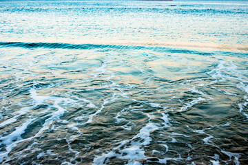 sunset on the beach