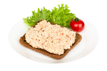 Fish pate sandwich