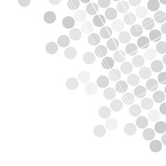 Vector geometric pattern. Modern texture in monochrome. Grey grid. Stylish tiles of circles. Abstract background on the book cover, brochure, flyer or website.