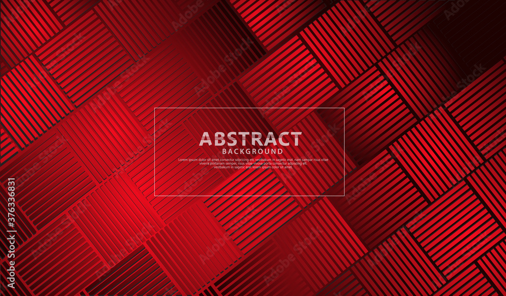 Poster abstract lines on rectangular shape background for element material design
