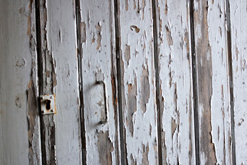 Porte en bois usagée