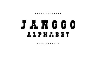 Modern abstract font and alphabet. Typography design set a to z and number.
