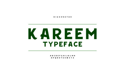 Vintage and classic typography alphabet. Vector illustration of fonts set.