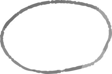 Horizontal circle with Monochrome watercolor texture