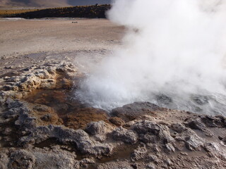Thermal Geysers in the Atacama Desert, Chile