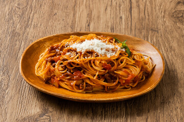 スパゲッティミートソース Spaghetti with meat sauce Italy