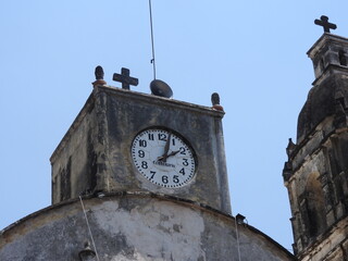 Reloj de iglesia de Tepoztlán