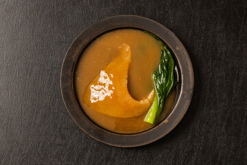 ふかひれの姿煮　luxury Chinese cuisine Shark fin simmered