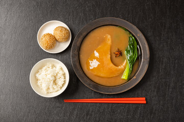 ふかひれの姿煮　luxury Chinese cuisine Shark fin simmered